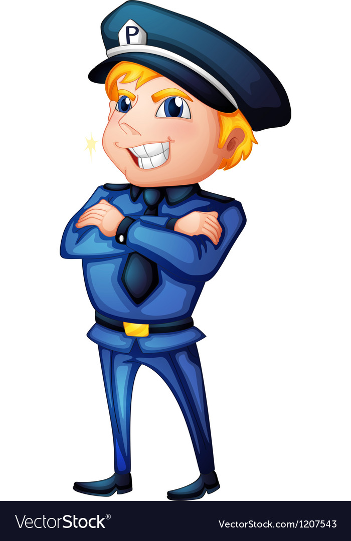 Cartoon Policeman.