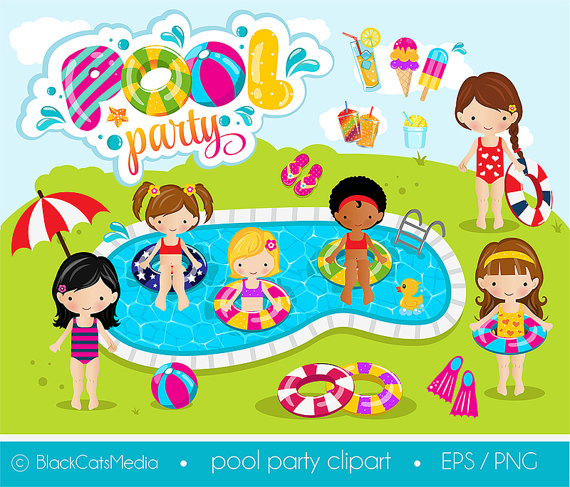 520 Pool Party free clipart.