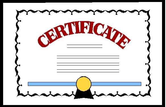Certificate clipart certificate recognition, Certificate.