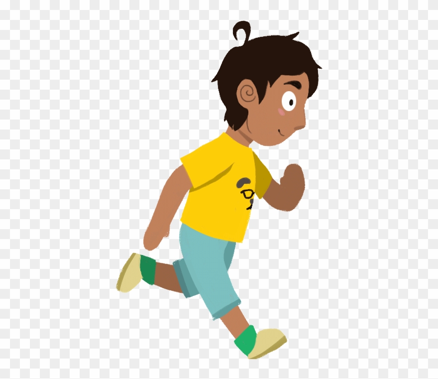 Cartoon Boy Running Gif Clipart (#1292240).