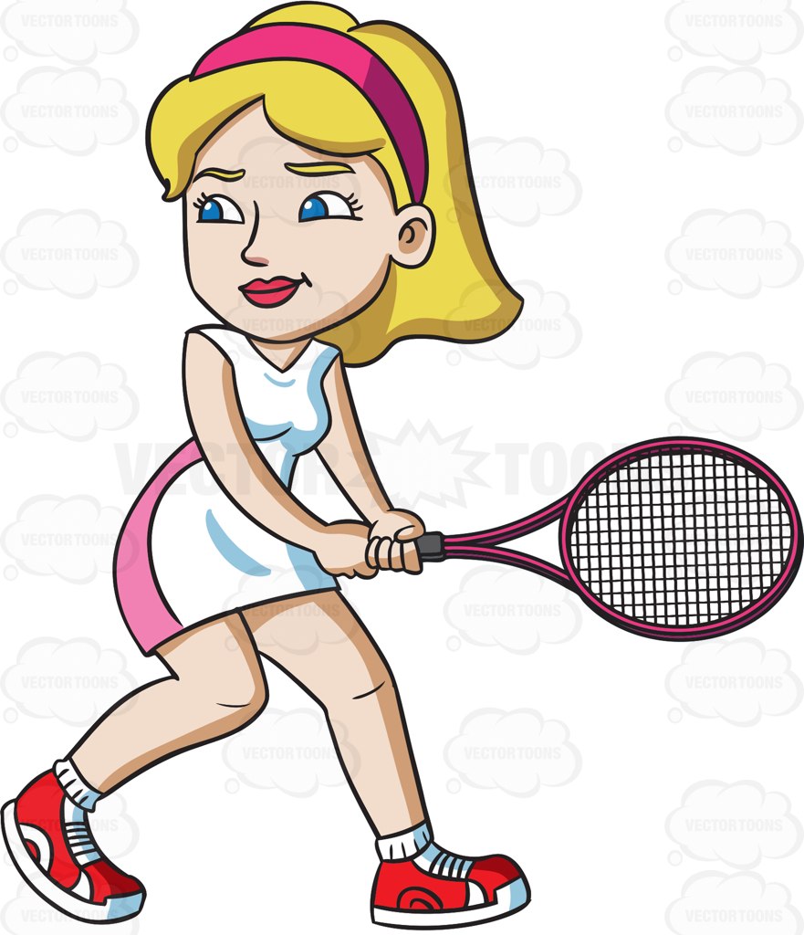 Tennis Cartoons Clipart.