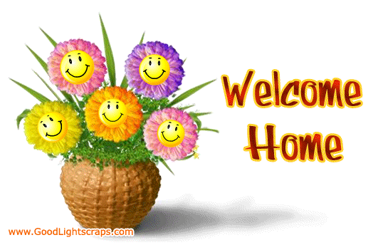 119 Welcome Home free clipart.