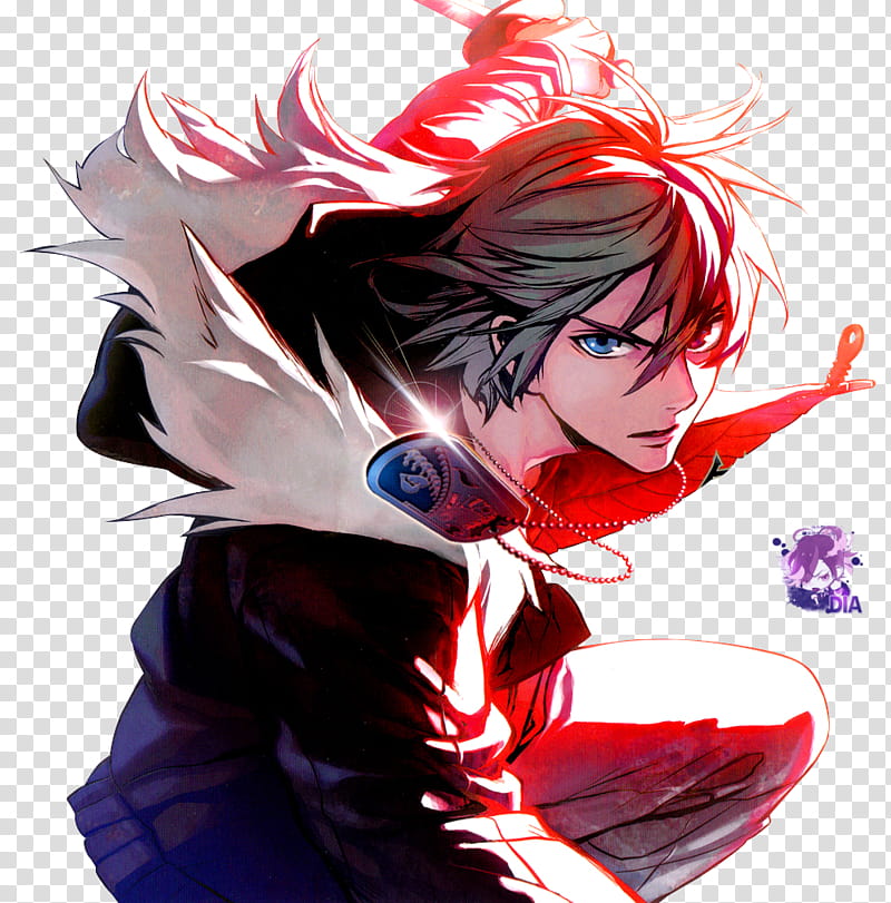 Render , male anime character transparent background PNG.