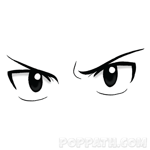 How To Draw Anime Eyes Style 9.