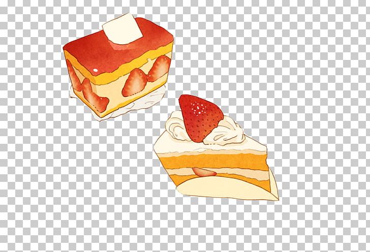 Strawberry Pie Food Anime Cake Illustration PNG, Clipart.