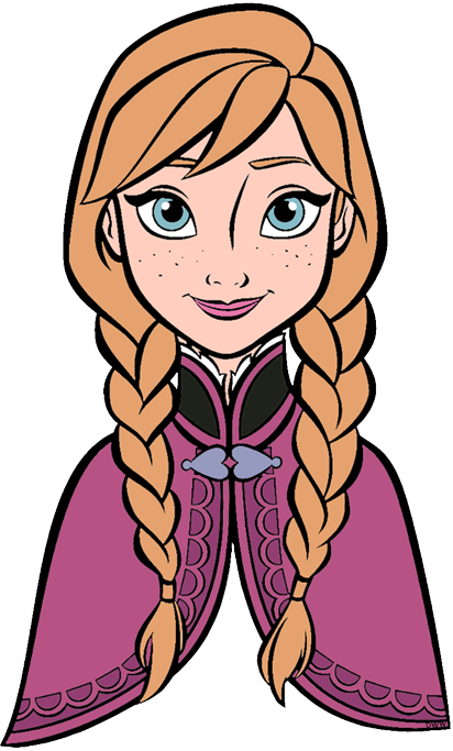 Anna Clip Art from Frozen.