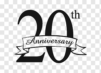 Anniversary cutout PNG & clipart images.