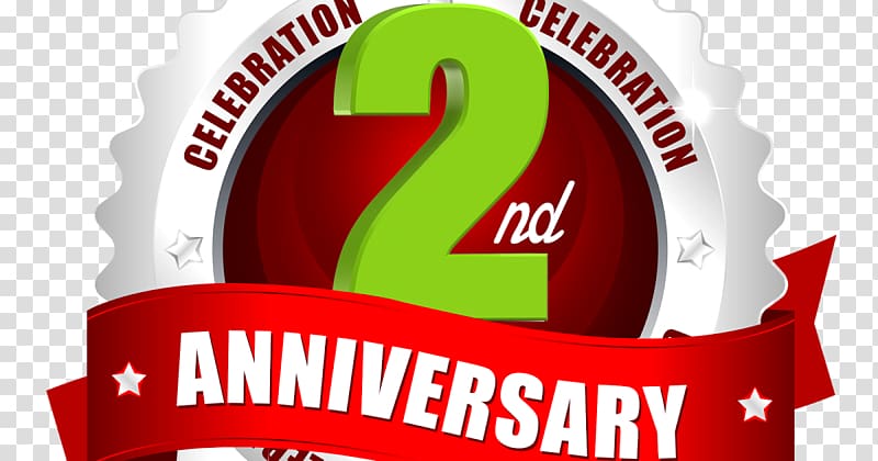 Silver jubilee Wedding anniversary Logo, party transparent.
