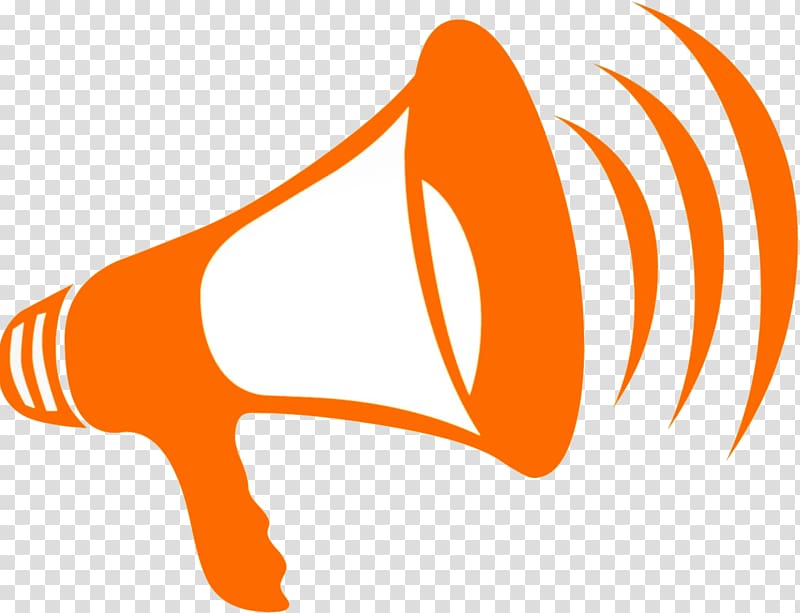 Orange megaphone illustration, Megaphone Computer Icons.