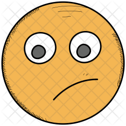 Annoyed Emoji Icon.