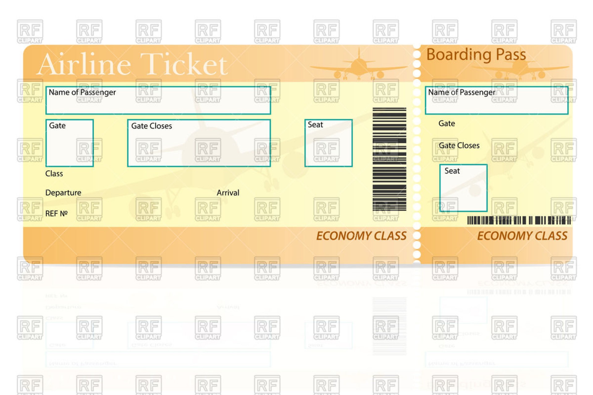 007 Template Ideas Free Plane Ticket Word Blank With.