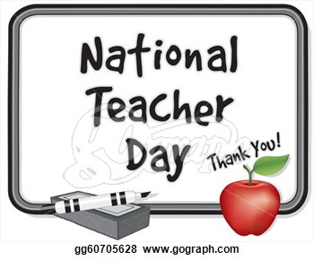 National Teacher Day Clipart.