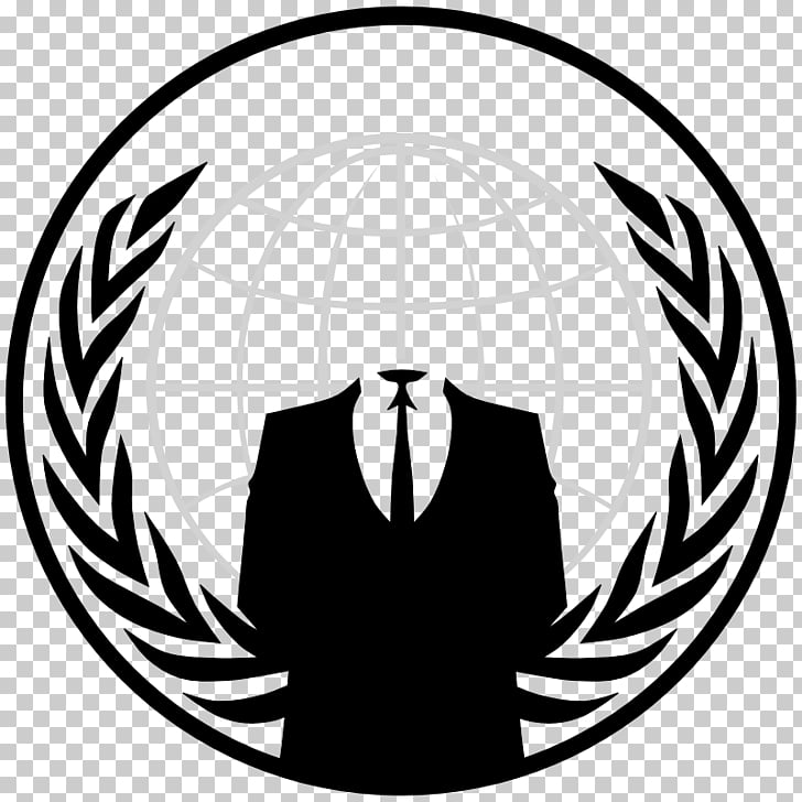 Anonymous Logo Security hacker, anonymous mask, white globe.