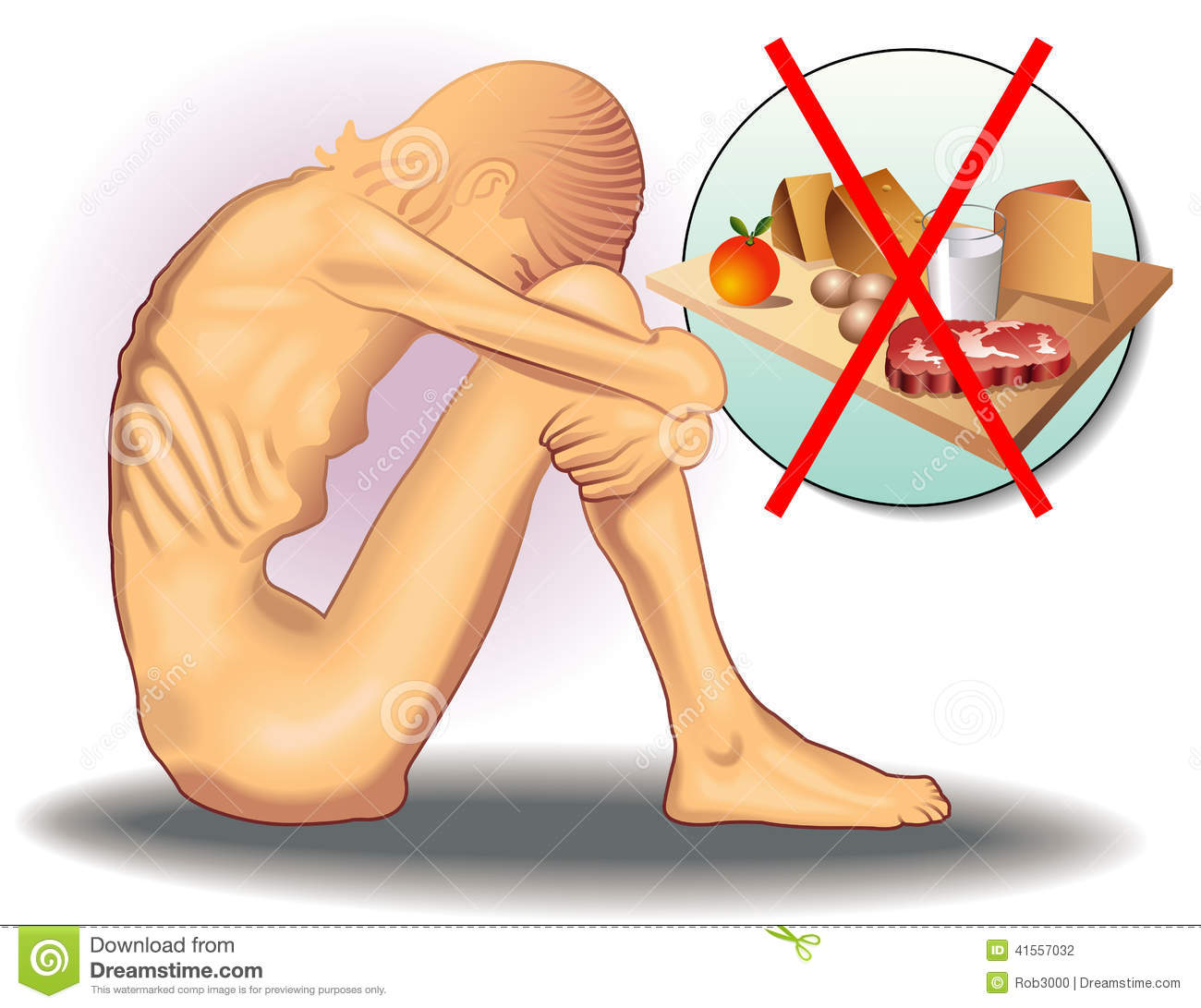 Eating Disorder Clipart.