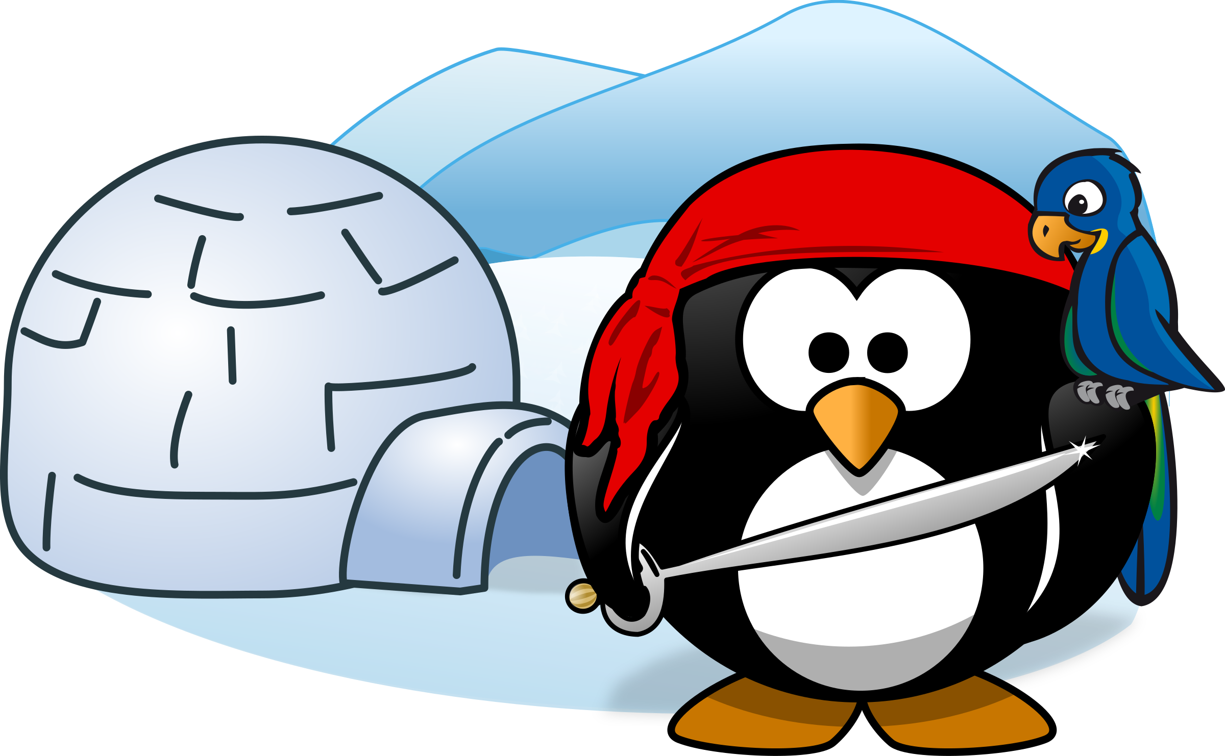 Gif clipart images of antarctica.