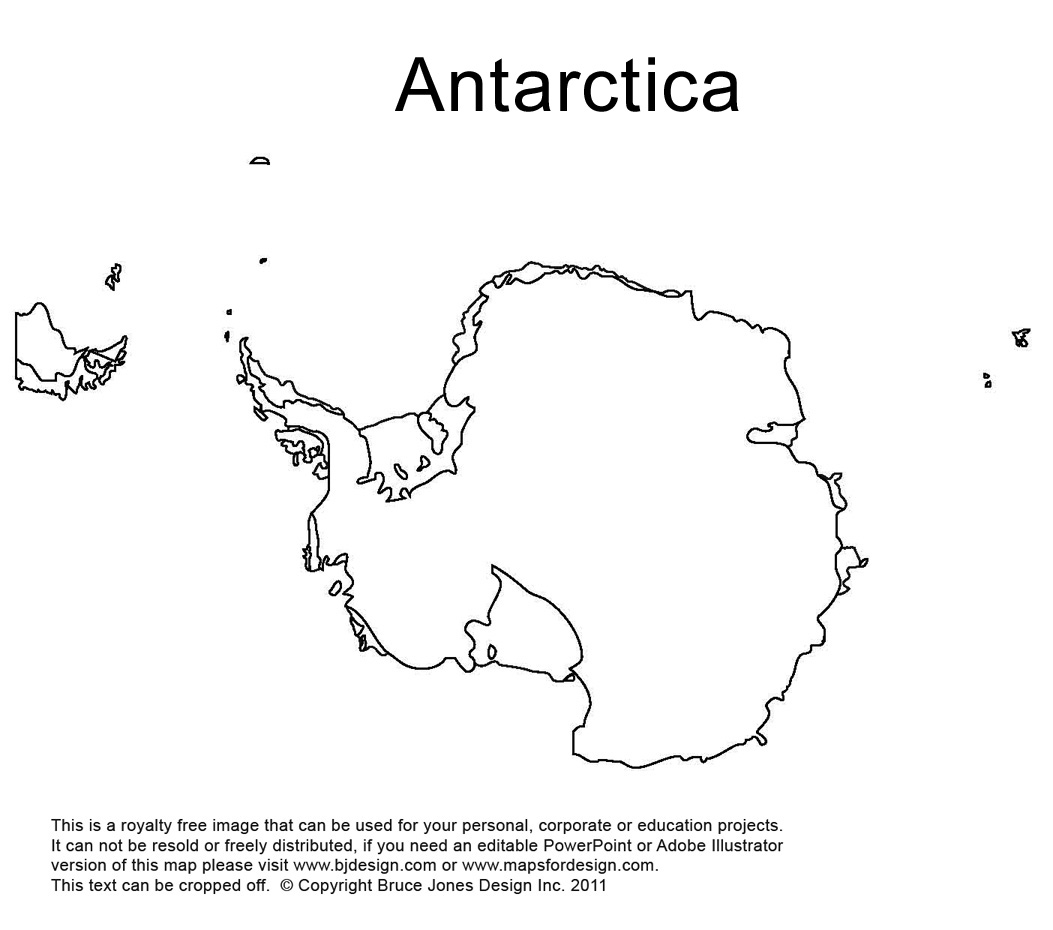 Outline Map Of Antarctica With Antarctic Clip Art Download.