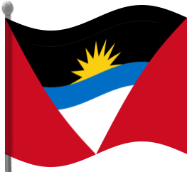 antigua and barbuda flag clipart.