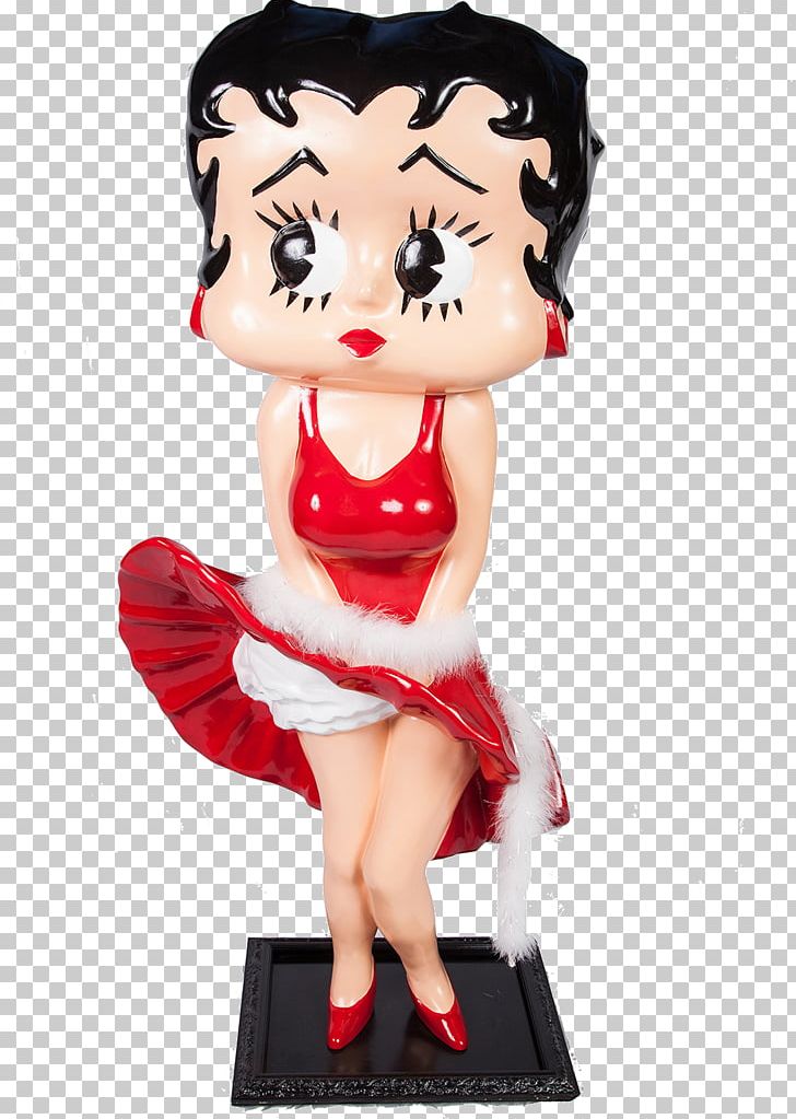 Figurine Betty Boop Bronze Sculpture Collectable PNG.