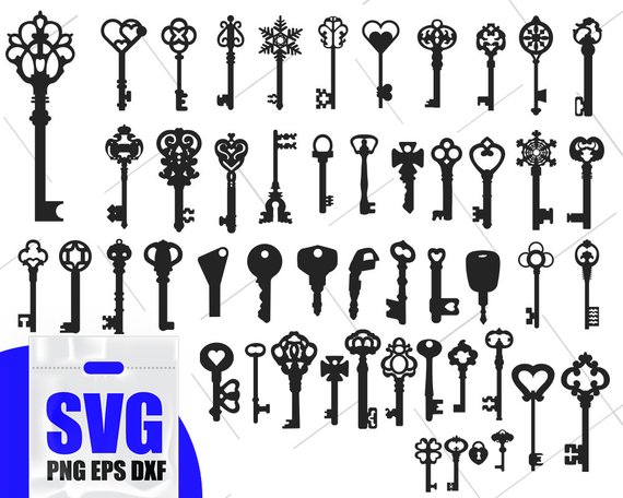 Vintage Keys svg, Antique Keys svg, lock and key, lock svg, Key.