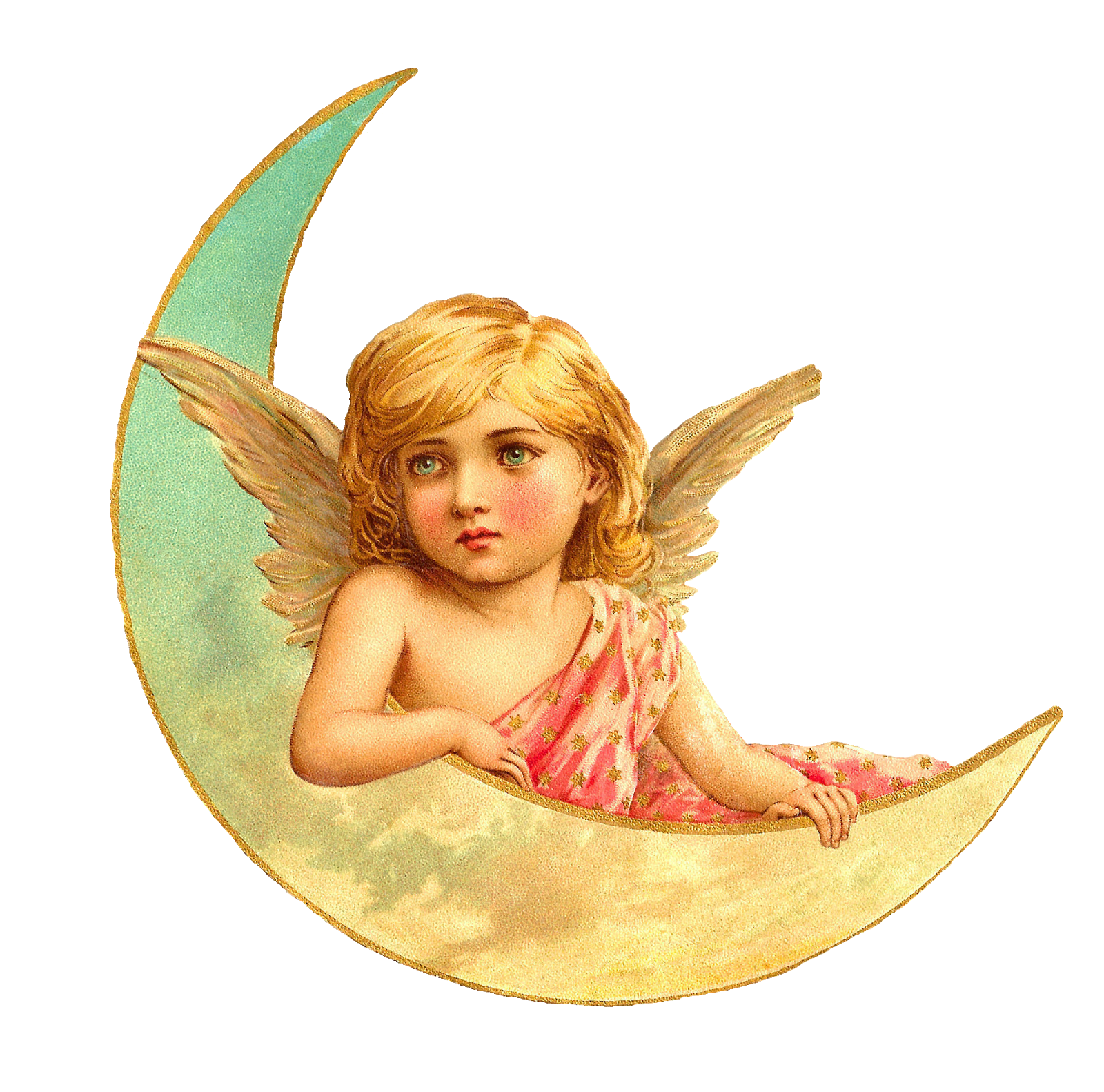 Angelss Vintage Free Clipart.