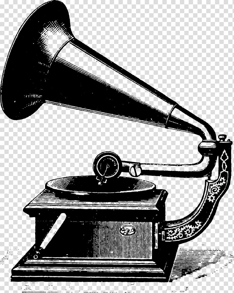 Phonograph record Antique , speaker transparent background PNG.