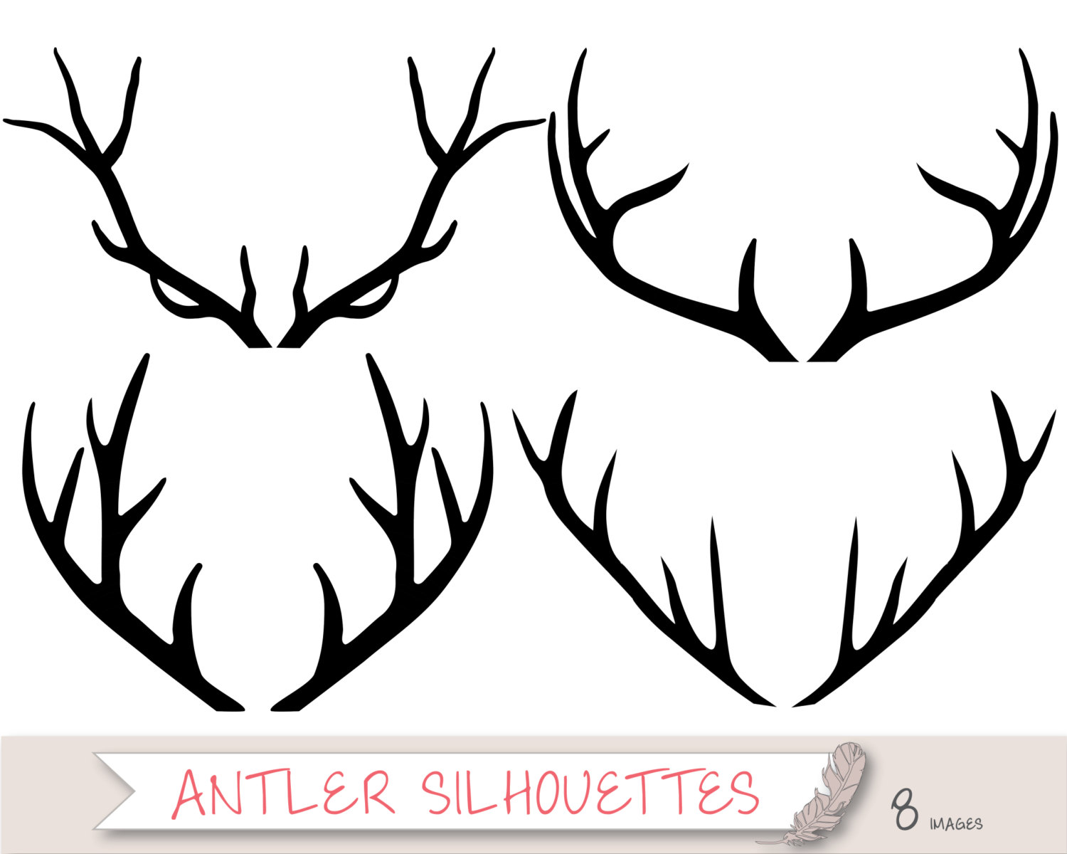 Deer Antler Clipart.