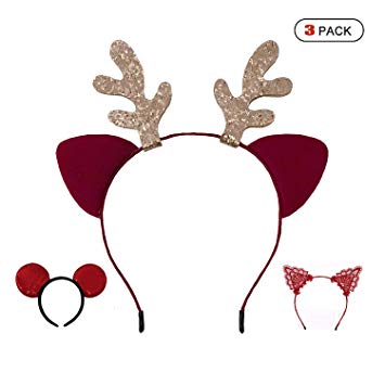 Headbands Cat Ears,Xmas Holiday Party Reindeer,Mickey Mouse Ears.
