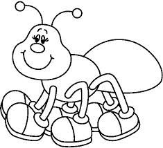 ant clipart black and white.