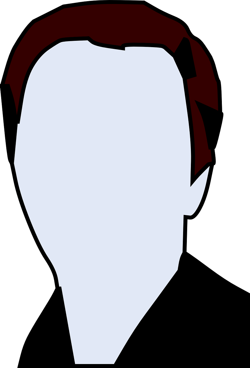 Man Anonymous Avatar Brown Face PNG.