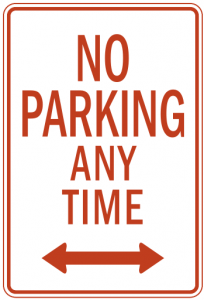 No Parking Any Time Clip Art Download.