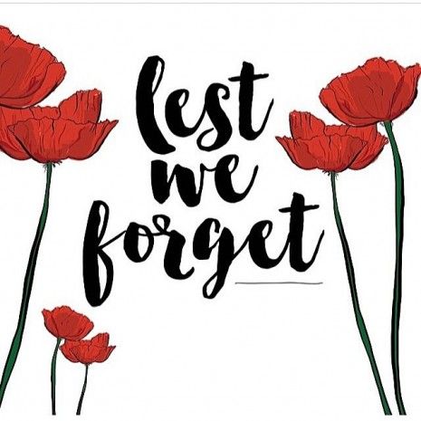 Anzac Day ~ Lest We Forget ♥.