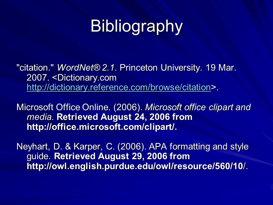 CITATIONS an introduction by Ms. Leibrandt What is a Citation? a.