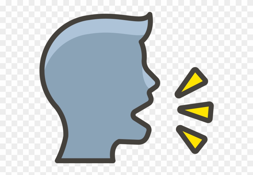 Speaking Head Emoji Clipart (#3761441).