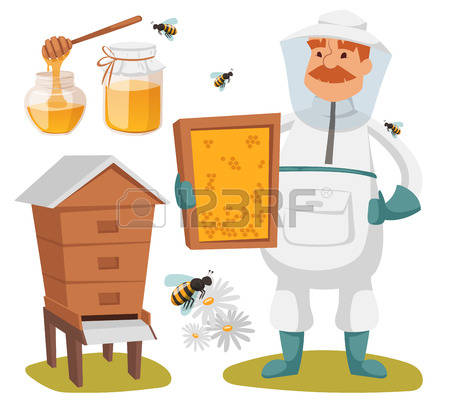 398 Beekeeper Man Cliparts, Stock Vector And Royalty Free.