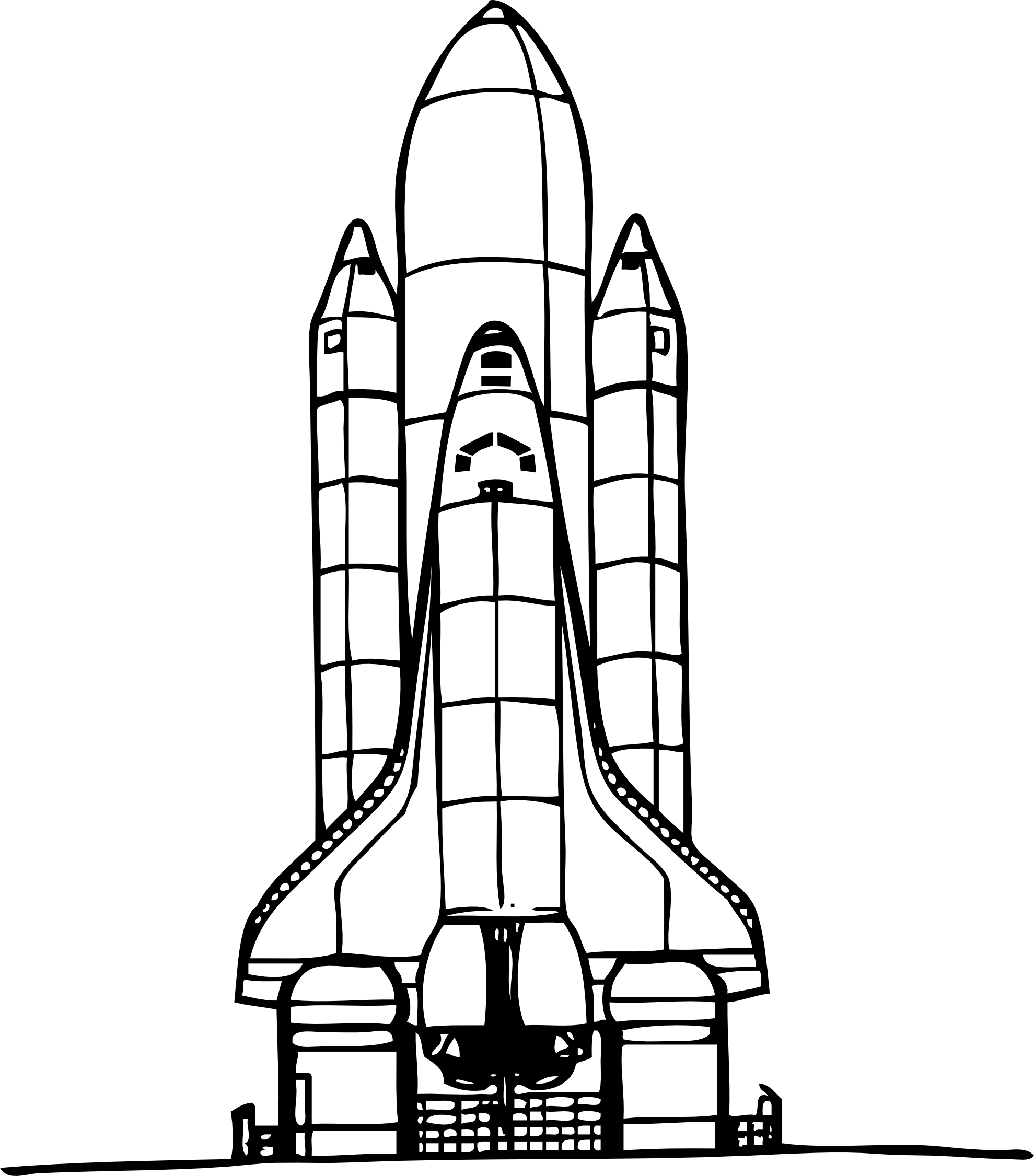 Space Shuttle Clipart.