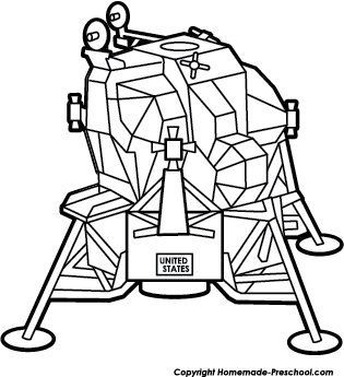 Free Apollo 11 Clipart.