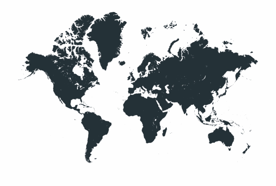 New Apostolic Church Worldwide World Map Vector Large.