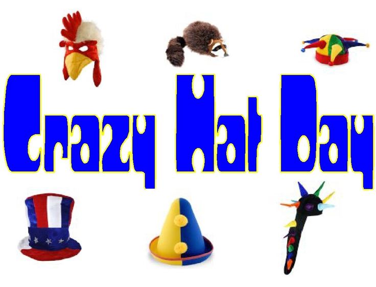 Crazy Hat Day Clipart.