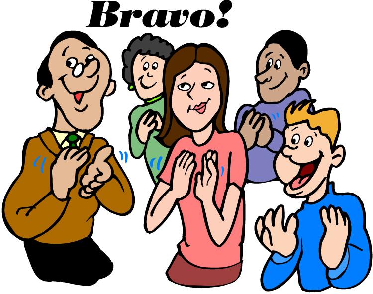 Clipart Of People Applauding.