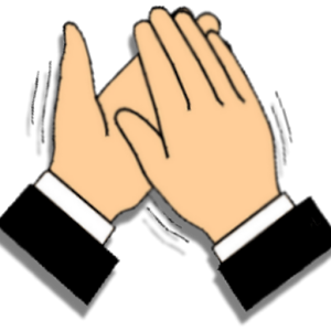 People Clapping Hands Clipart.