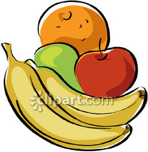 Apple Banana Orange Clipart.