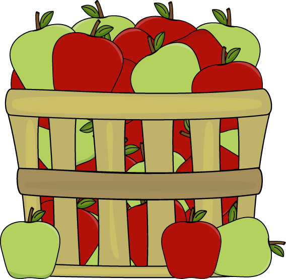 Apple Basket Clipart.