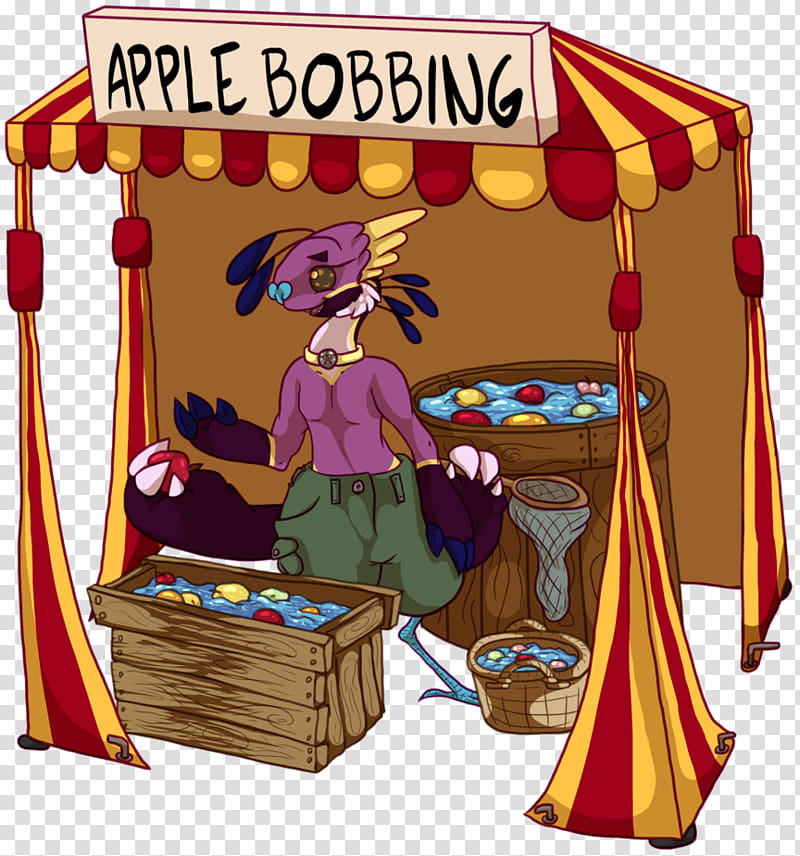 Painting Cartoon, Apple Bobbing, Drawing, Digital Art.