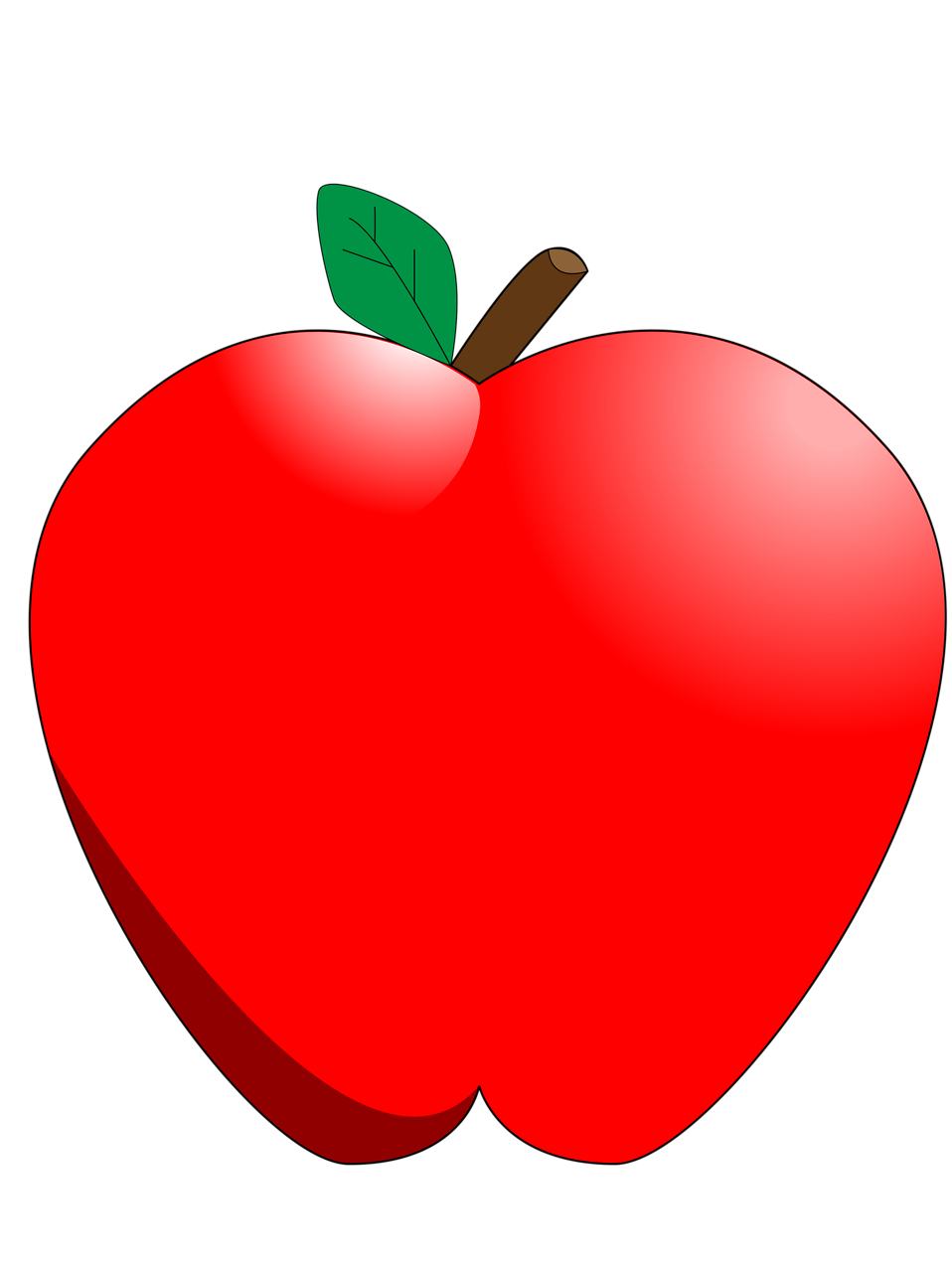 Apple clipart background.