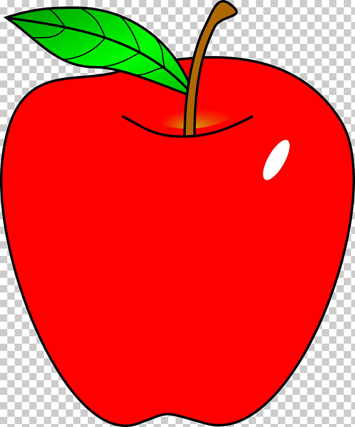 Apple Free content Teacher , Cartoon Red Apple PNG clipart.