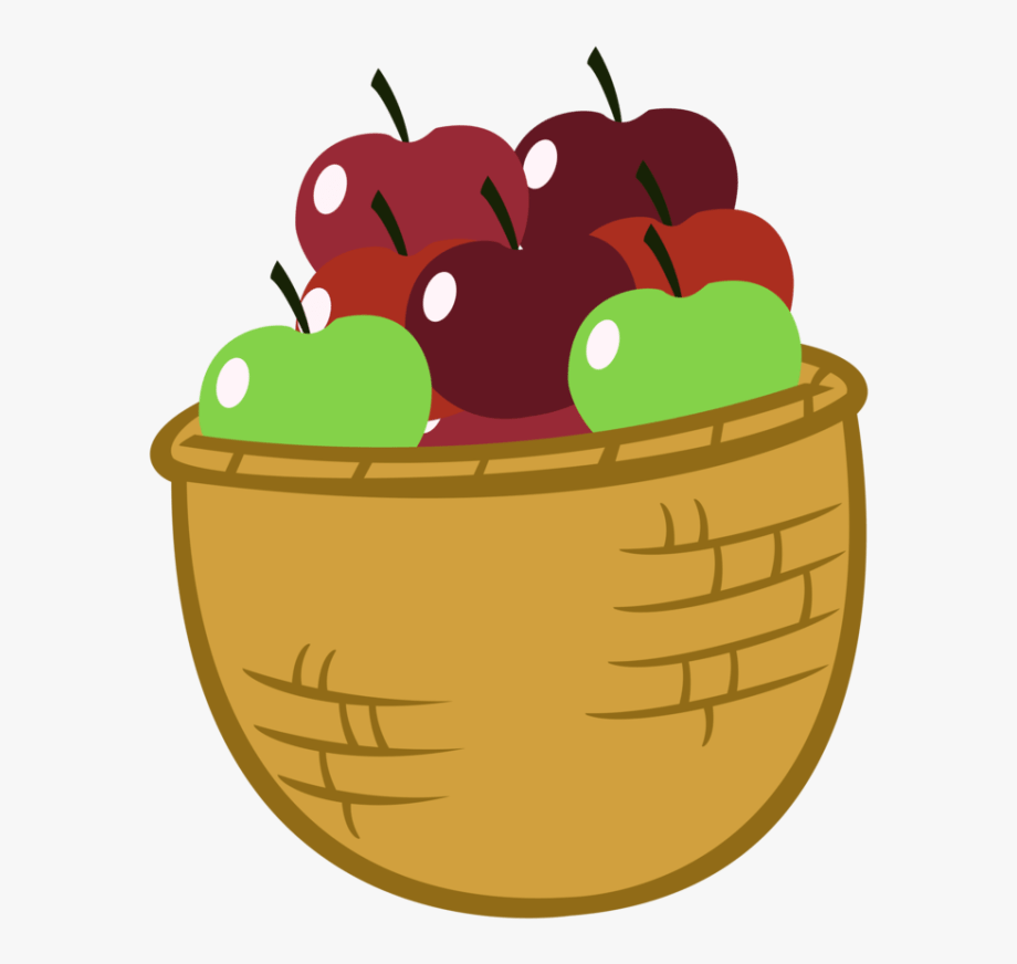 Apple Basket Clipart.