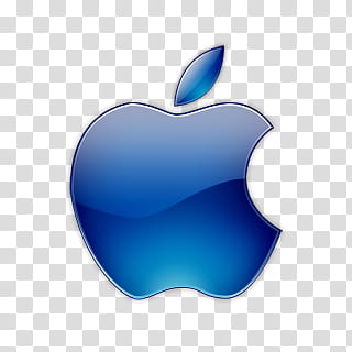 Apple Colors Icon , Apple Colors, blue Apple logo.