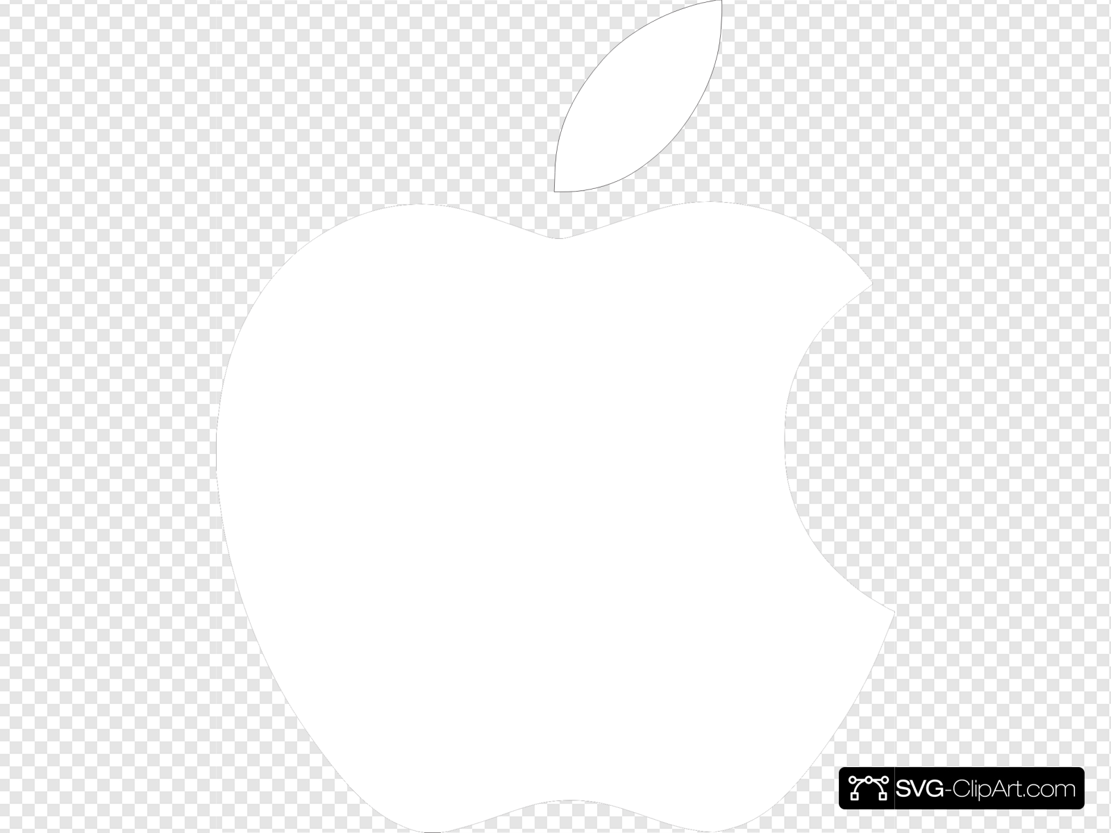 Apple Logo White Clip art, Icon and SVG.