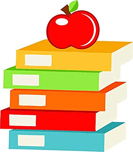 Amazon.com: School Books Apple Design School Wall Decals for.