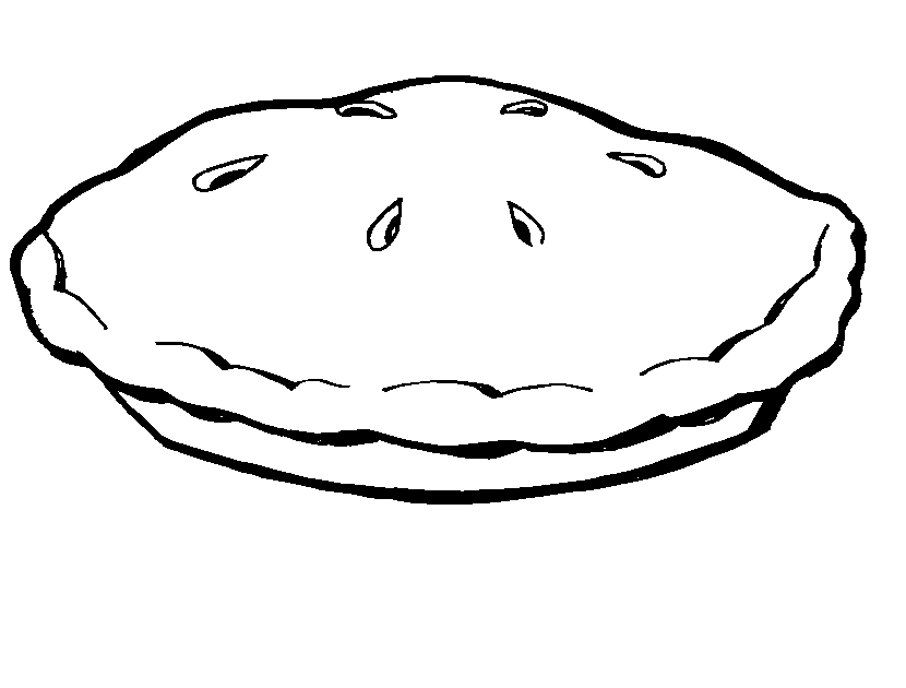 Coloring Picture Of Pie.